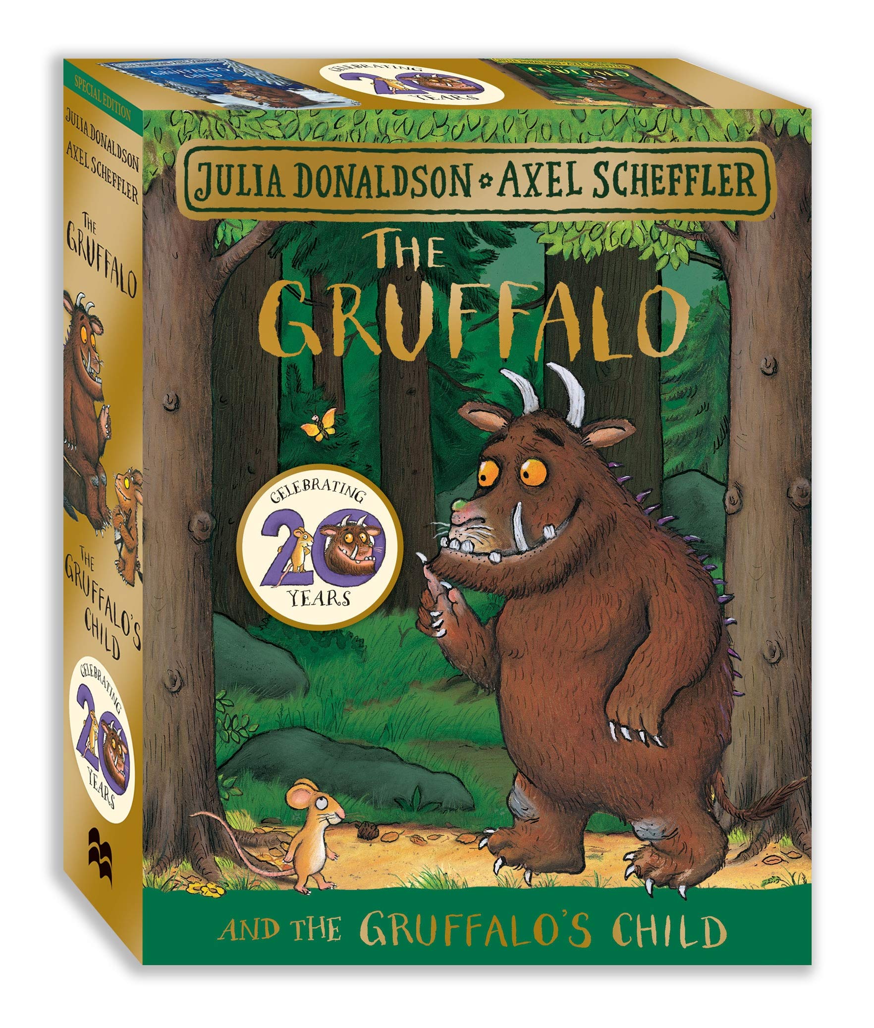 The Gruffalo and the Gruffalo's Child Board Book Gift Slipcase Donaldson, Julia and Scheffler, Axel
