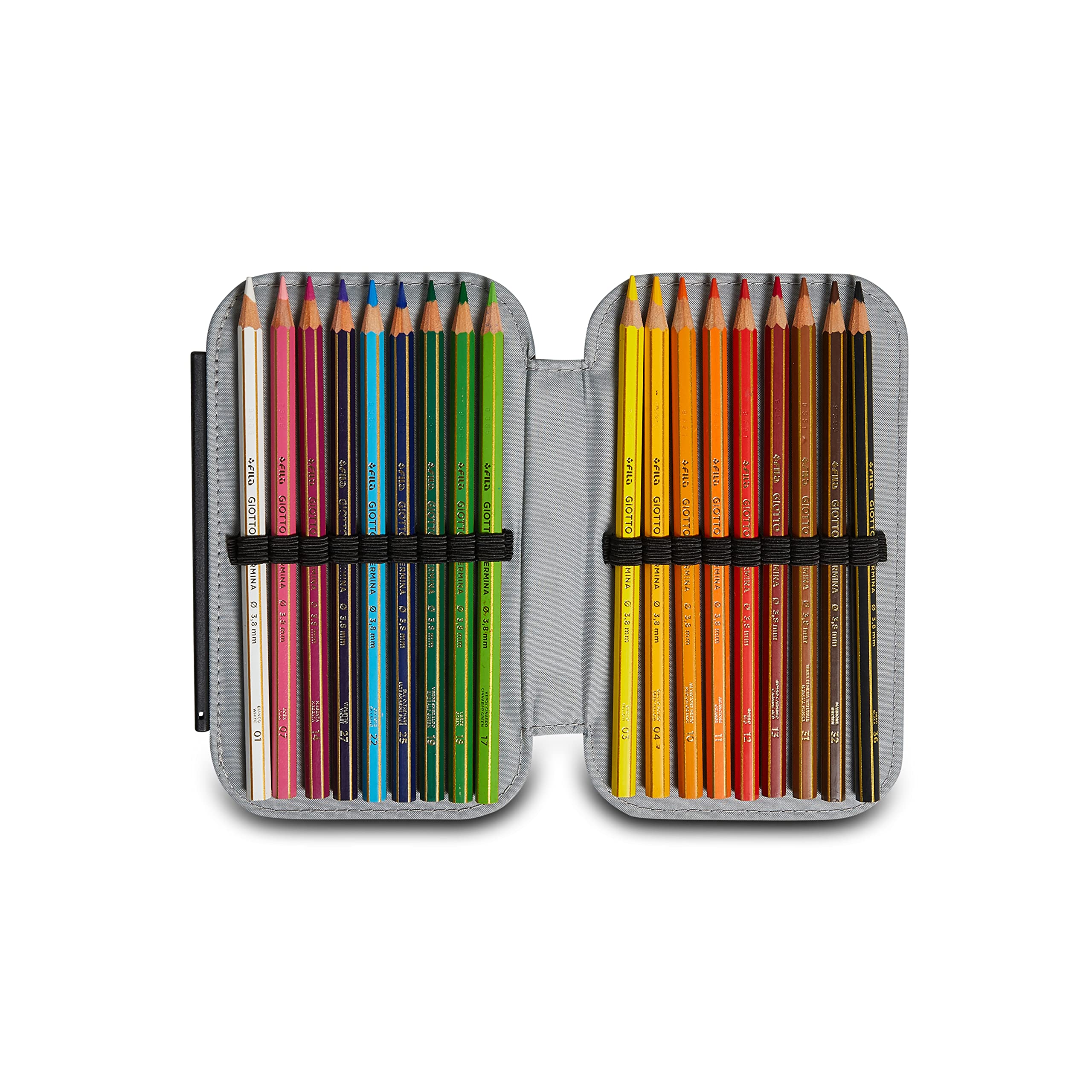 Seven Speed Case Federmäppchen, Mäppchen, Mehrfarbig, Federtasche für Schreibwaren, Etui mit Stiften, Kugelschreiber, & mehr, Mädchen, Jungen, Schule, blau