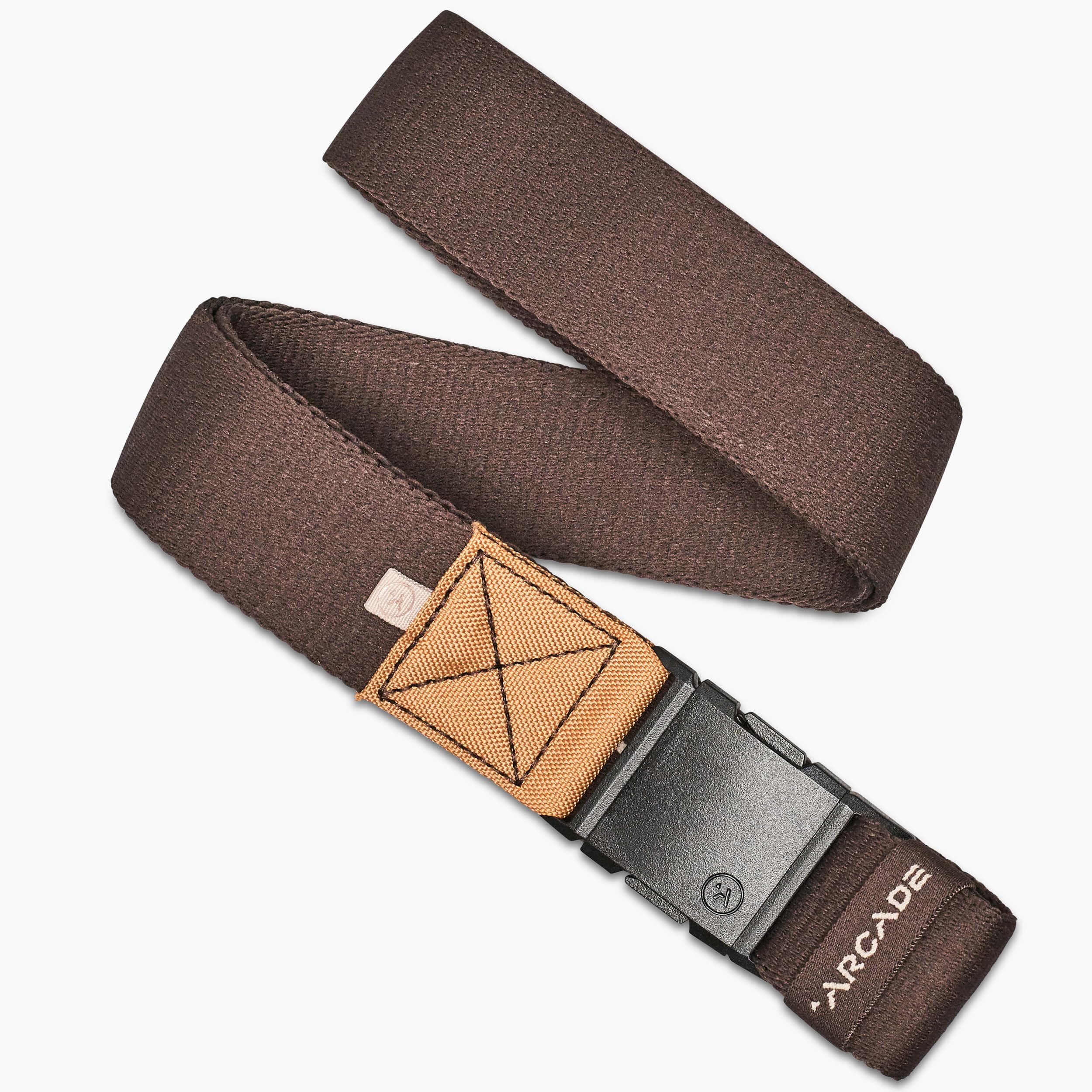Arcade Ridge A2 Stretch Belt - Brown/Oat, One Size