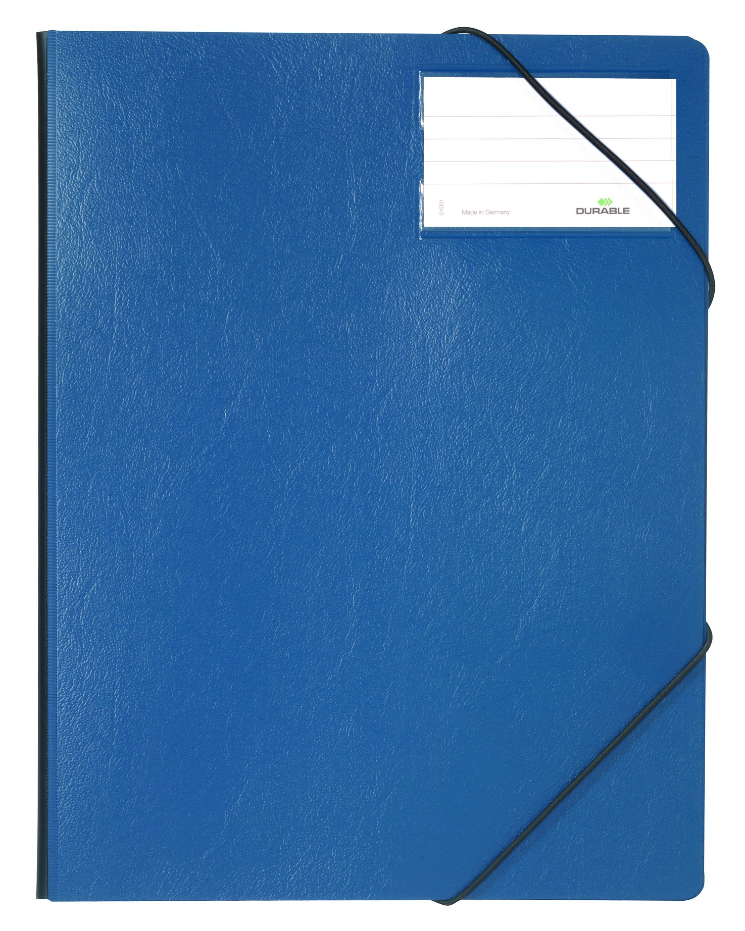Durable 2320 – 07 Blau – Aktendeckel, Blau, PVC, A4, Porträt, Elastic Band)