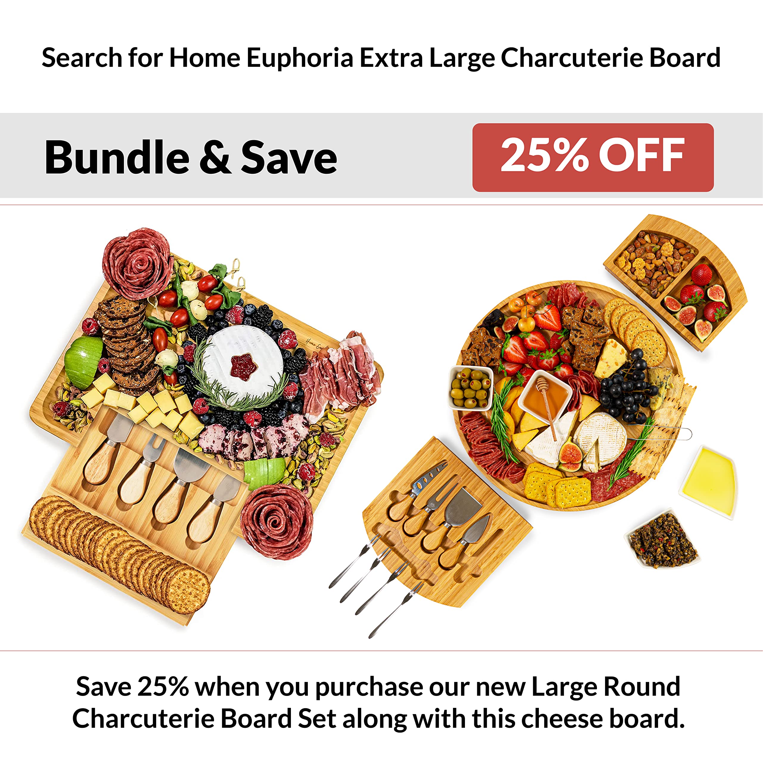 Cheese Board Set, Charcuterie Board Set, Wine and Cheese Board, Meat