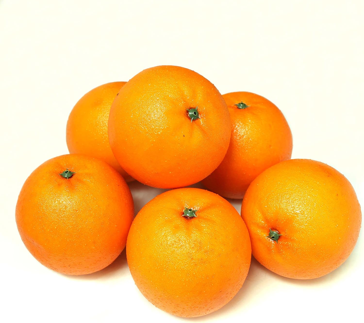 ALEKO Artificial Fake Fruit Decor (Lot of 6, Oranges)
