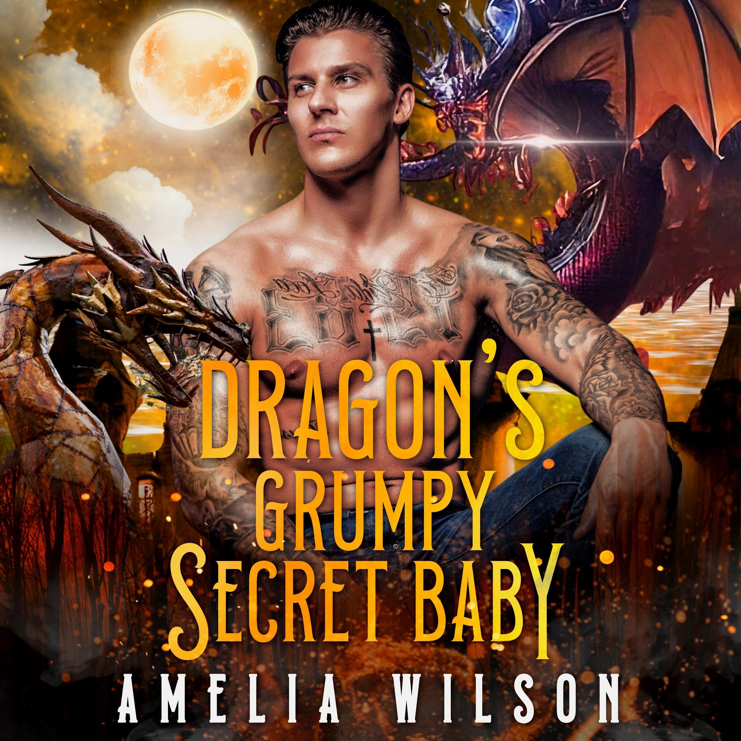 Cover art for Dragon's Grumpy Secret Baby