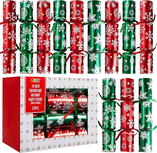 JOYIN 12 Pack Snowflake Design Party Favors