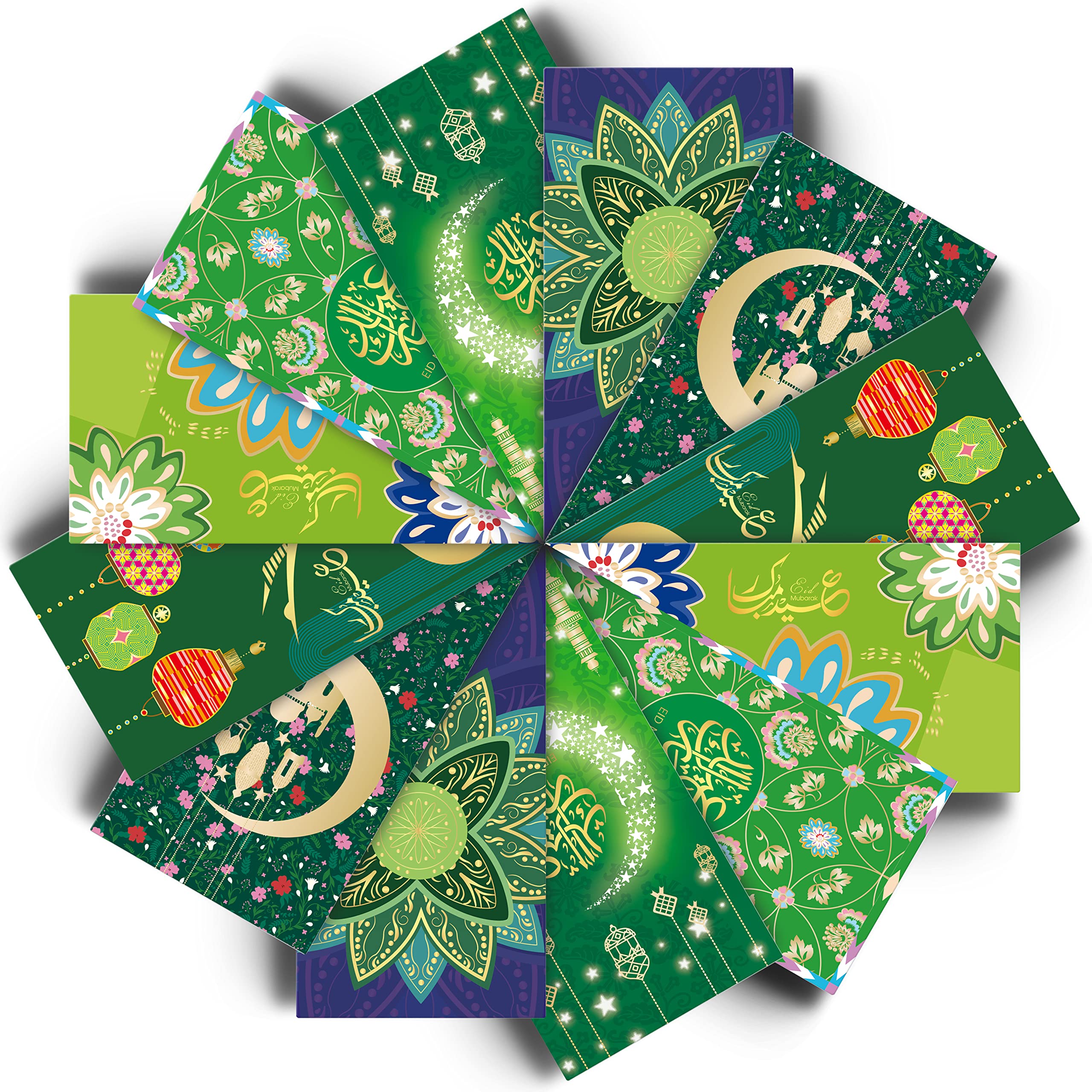 Buy Eid Money Envelopes, Eid Mubarak Envelopes with Arabic Calligraphy