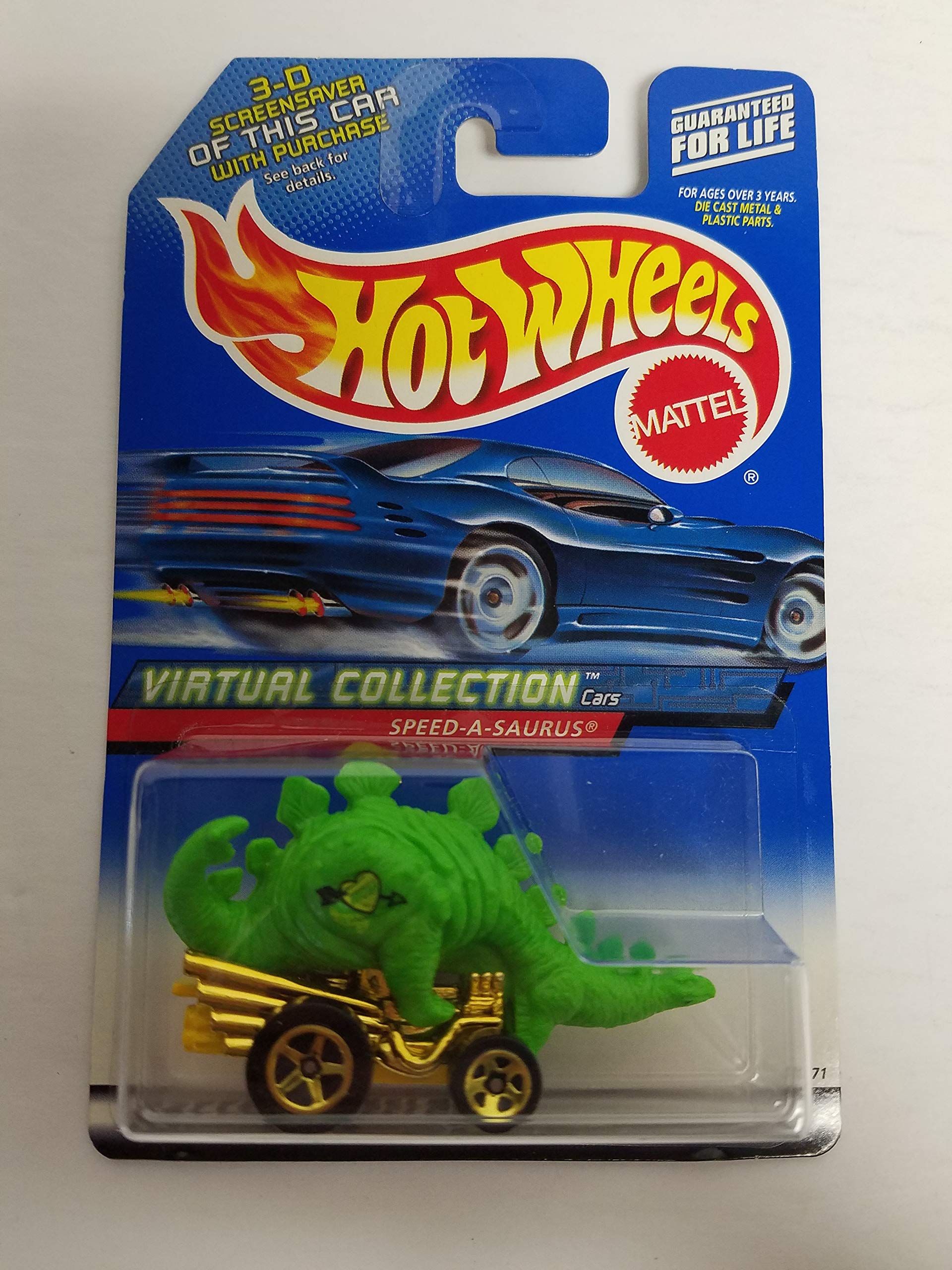 Speed-A-Saurus Virtual Collection Hot Wheels 2000 1/64 scale diecast car No. 104