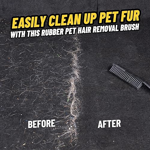 Miniatura 2 de Chemical Guys ACC_S06 - Cepillo profesional de goma para depilación de mascotas, (ideal para automóviles, camiones, SUV, caravanas, para llevar,