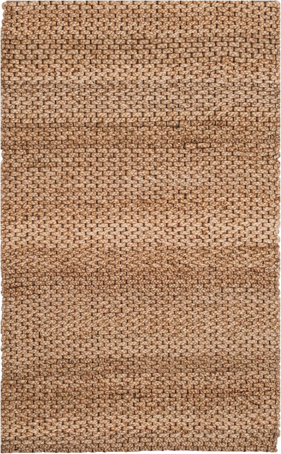 SAFAVIEH Natural Fiber Collection Accent Rug - 3' x 5', Natural, Handmade Farmhouse Jute, Ideal for High Traffic Areas in Entryway, Living Room, Bedroom (NF870A)
