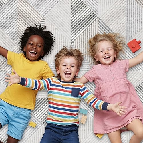 Miniatura 10 de Alfombra de área lavable a máquina ReaLife Rugs - para sala de estar, dormitorio, baño, cocina, entrada, oficina - acolchada, sin arrugas,