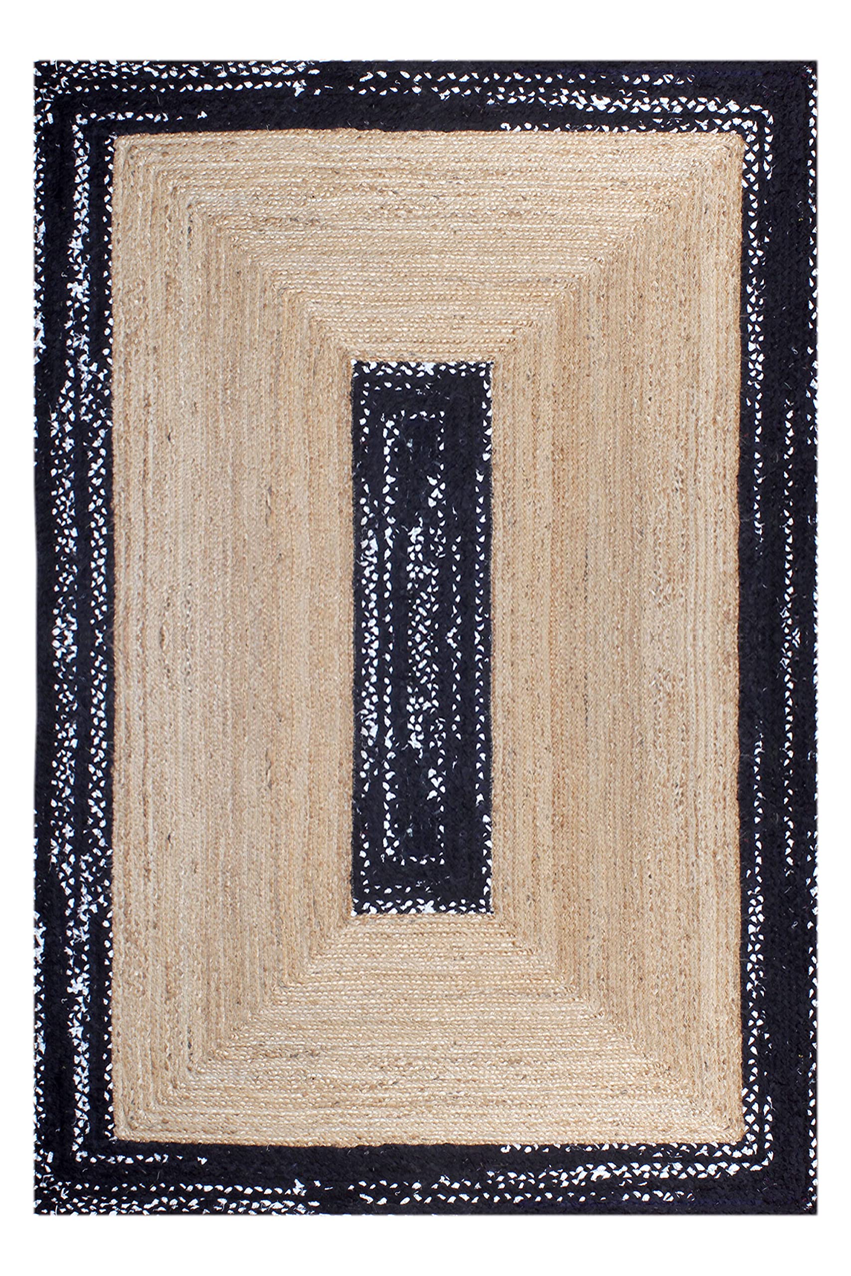 Tapis indien en jute Kilim tressé main pour salon et terrasse