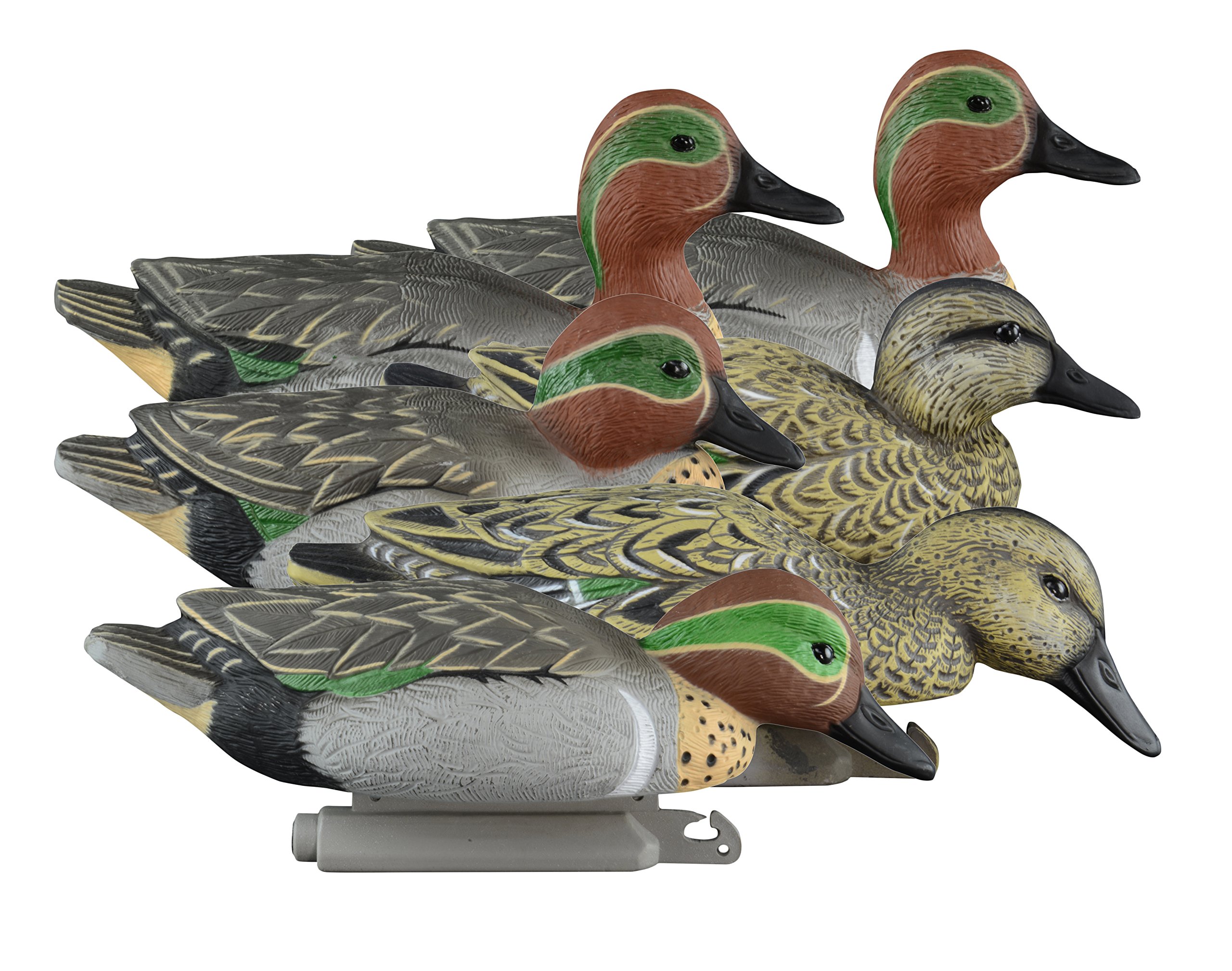 Higdon Outdoors | Standard Green Wing Teal Duck Decoys, Foam-Filled