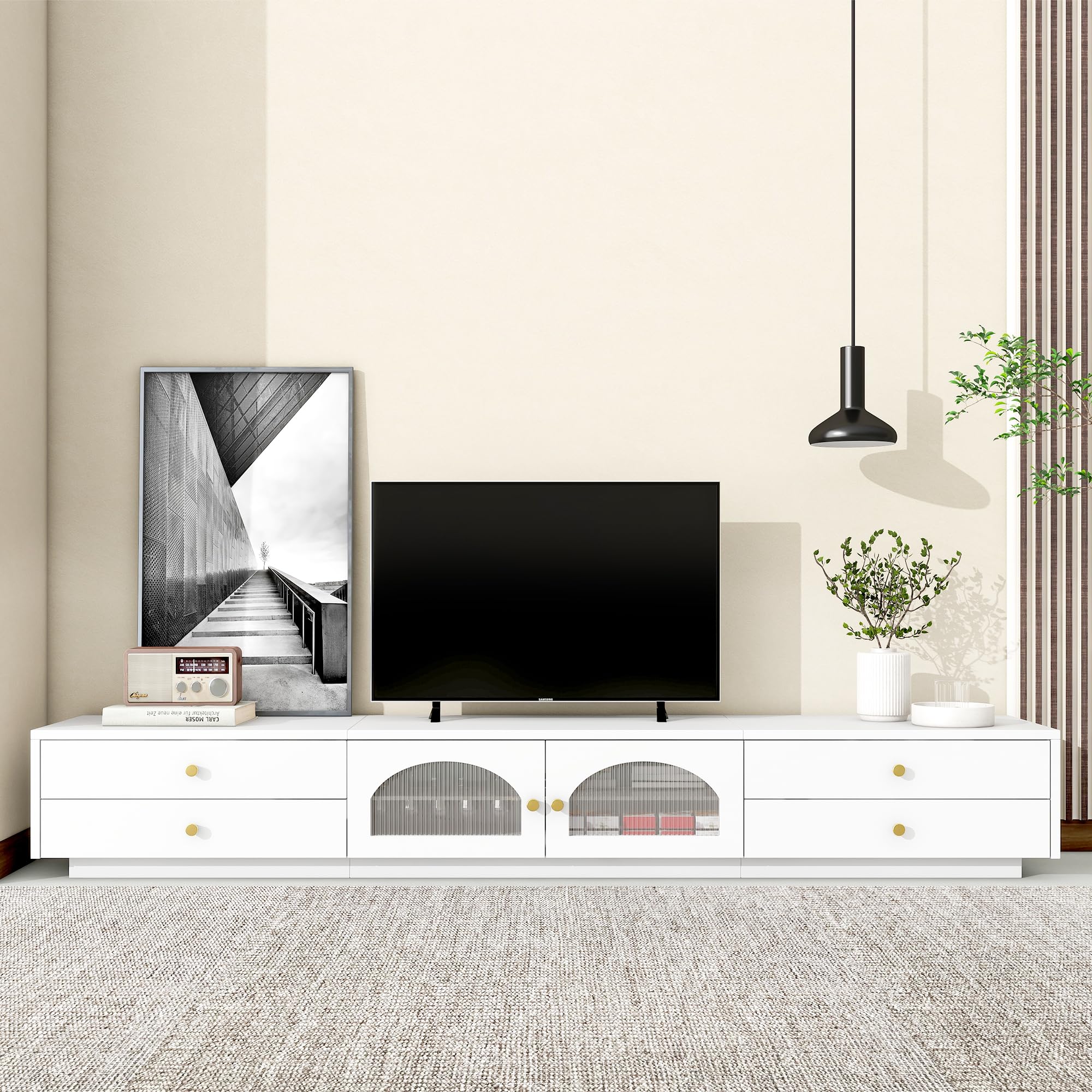 LUMISOL Modern TV Stand for 90