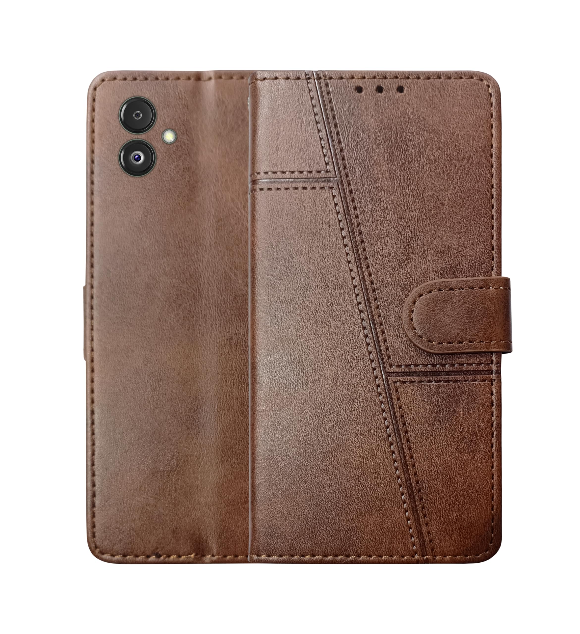 SUPER-ME FLIP Cover for Samsung F05 5G Dual Protection (Darkbrown) (B0DHH95PCT) Amazon Price History, Amazon Price Tracker