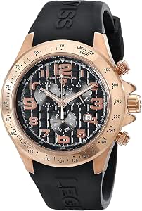 Montre Toy Watch Heavy Metal Plastéramique - Modèle 11207-SL Argent Et Noir Chronographe - Occasion Unisexe