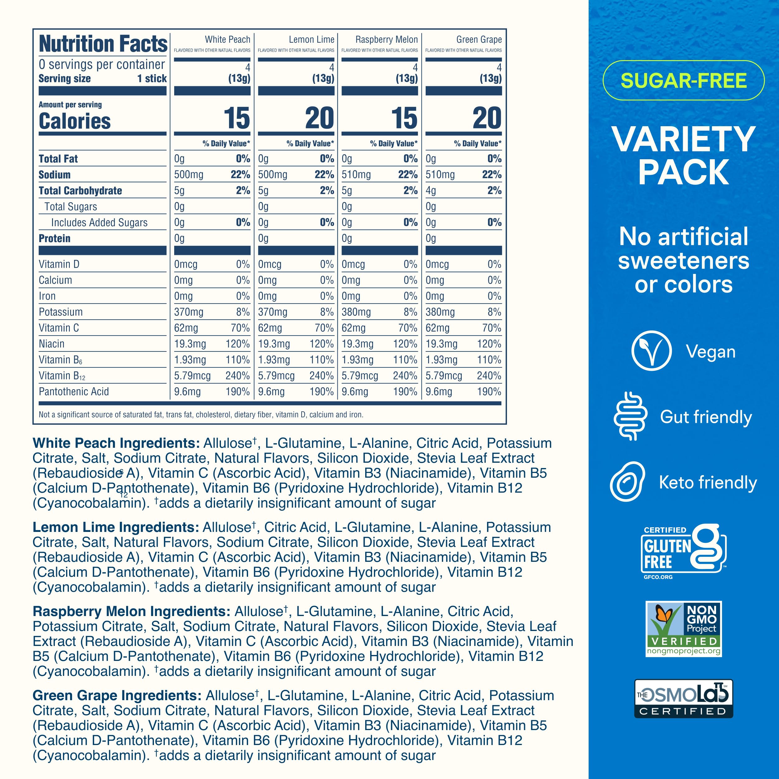 Liquid I.V. Sugar Free Electrolyte Packets, Classic Variety Pack, 16 Count — Amazon image 7