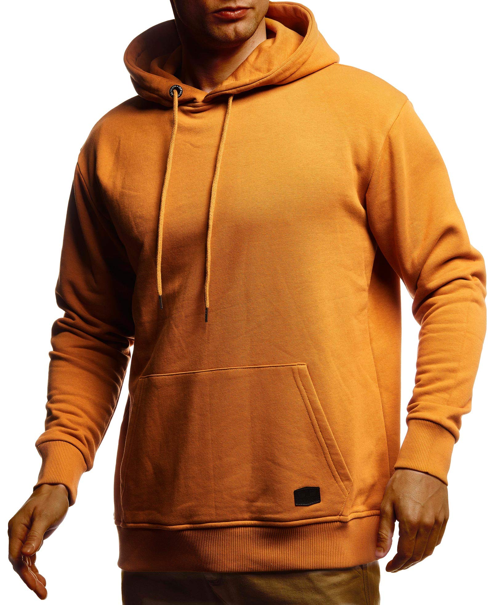 Leif Nelson Herren Hoodie Pullover mit Kapuze Oversize Kapuzenpullover für Männer Pulli Longsleeve Sweatshirt Kaputze Langarm LN8351