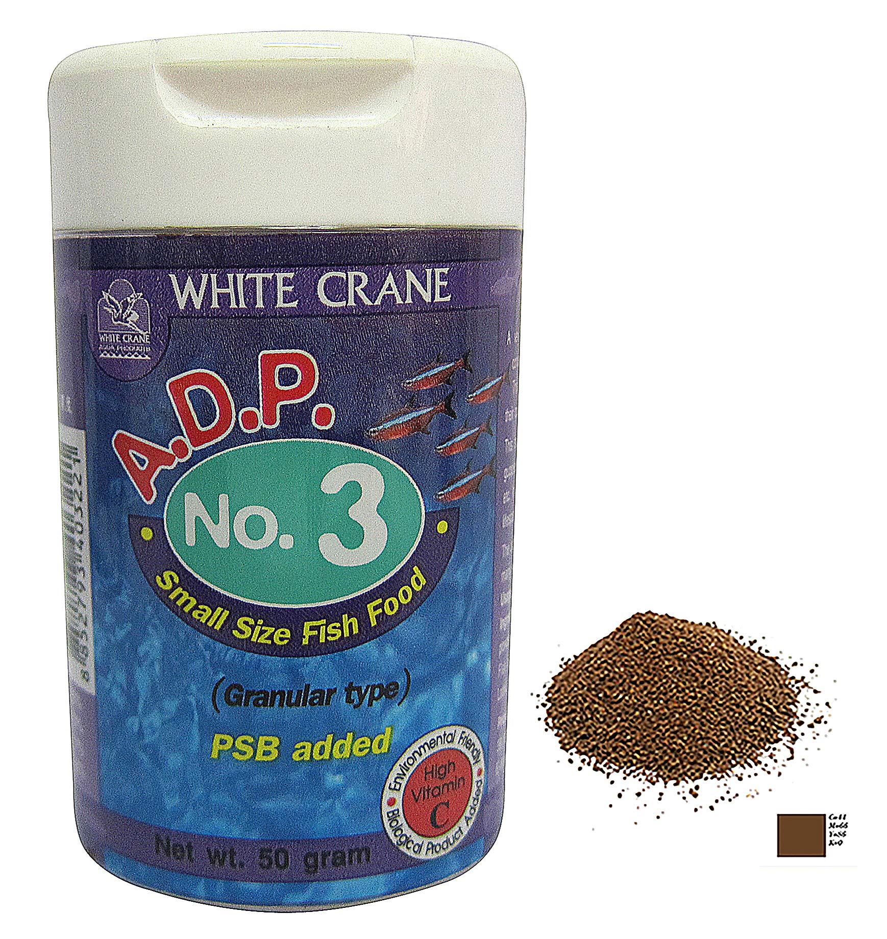 Buy ADP No.3 Powder Type, Tropical Fish Food Floating & Sinking Mini
