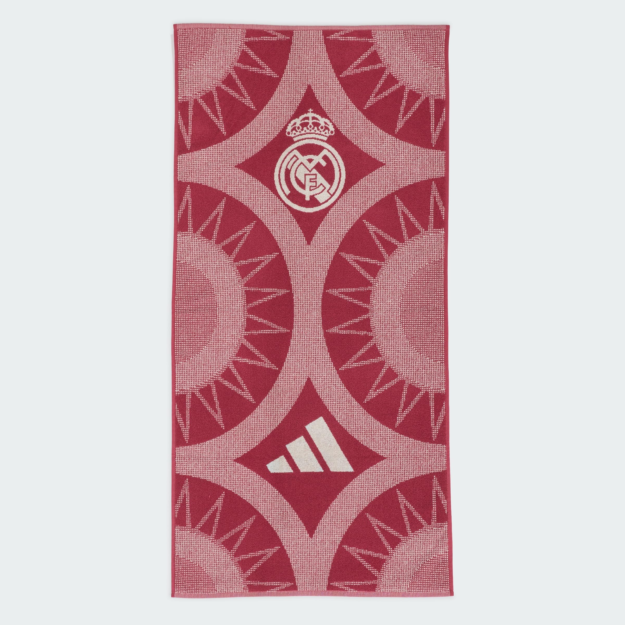 adidas Unisex Adult REAL MADRID BEACH TOWEL LARGE oneSize wild pink/ivory