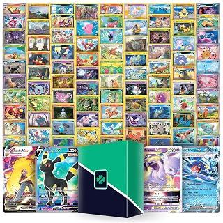 Starter TCG Bundle - 100 Cards Including 1 Guaranteed Ultra Rare, 9 Holos and LuckyLoot Deck Box - Amazon product rated Grade A