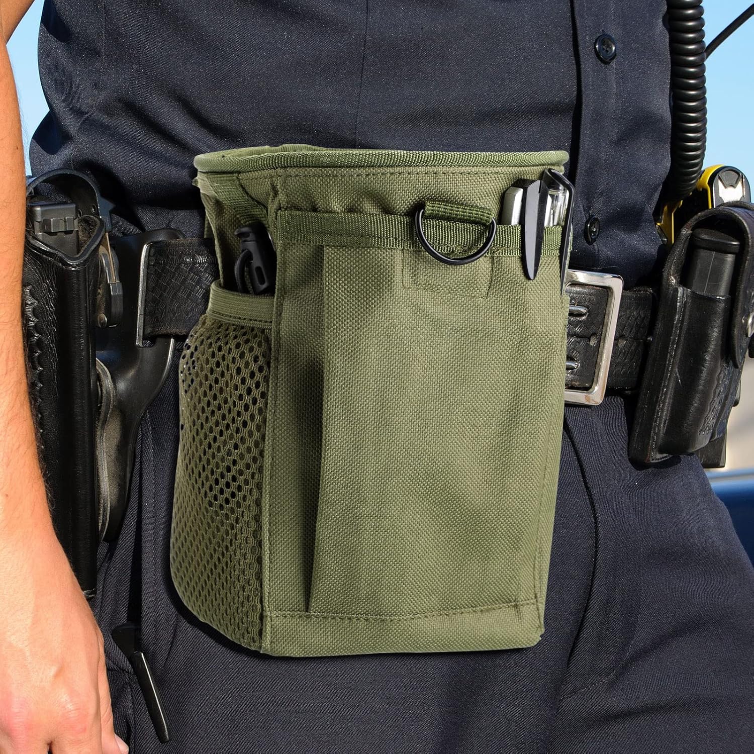 Shappy 3 Pcs Dump Pouch Military Belt Pouch Molle Adjustable Attached Hip Holster Bags