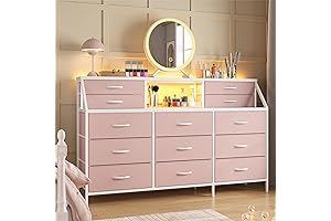 EnHomee Pink Dresser for Bedroom: Elegance Meets Functionality