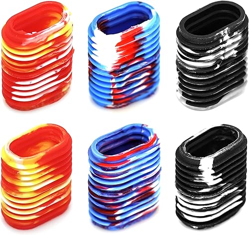 SAMSFX Mango de goma para carrete de pesca, funda antideslizante para perilla de cebo para carrete de fundición o giro