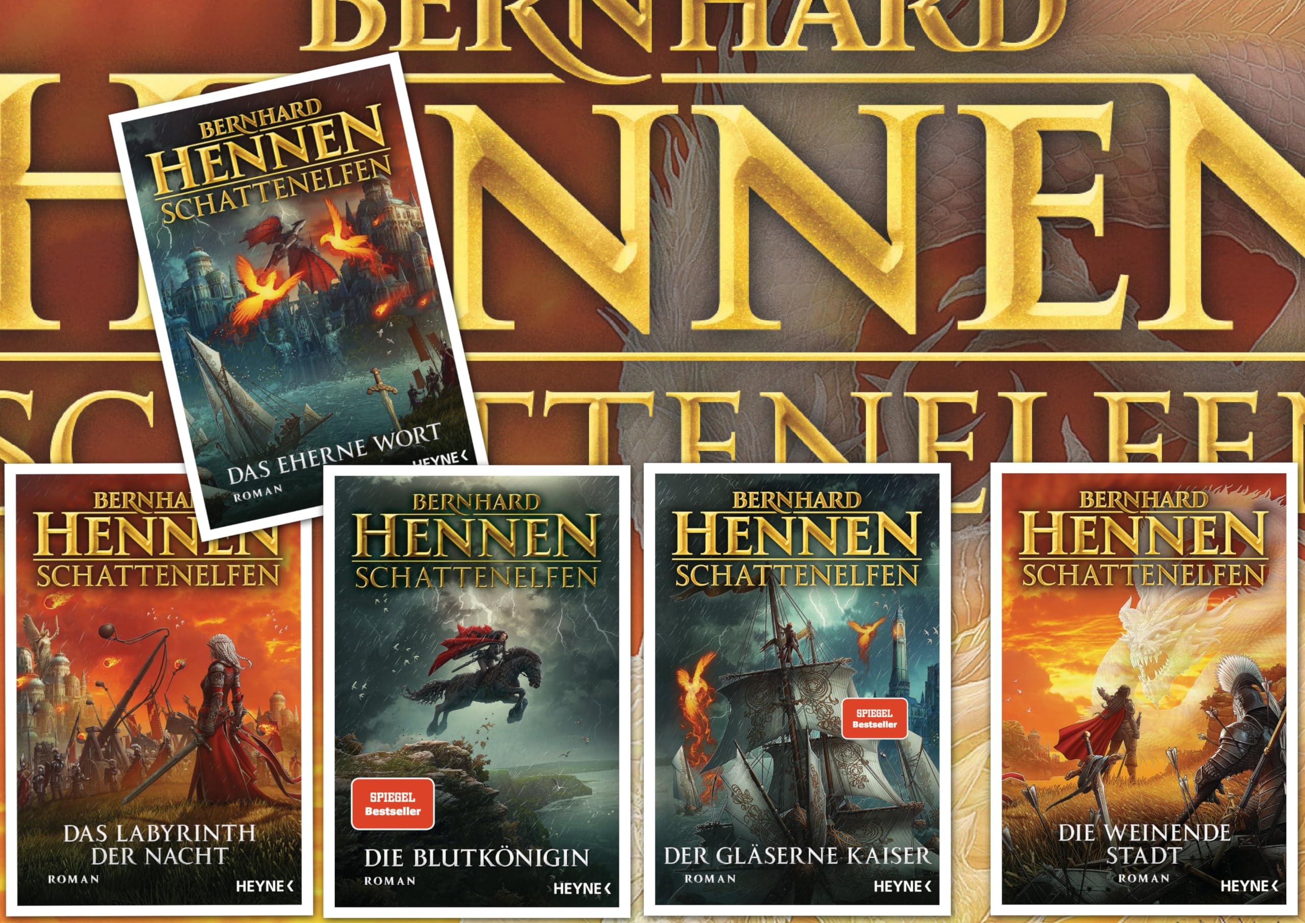Bernhard Hennen Schattenelfen Reihe (Heyne Verlag)