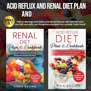 Acid Reflux and Renal Diet Plan and Cookbook Bundle 2 in 1 Audiobook by Linda Brown episode artwork