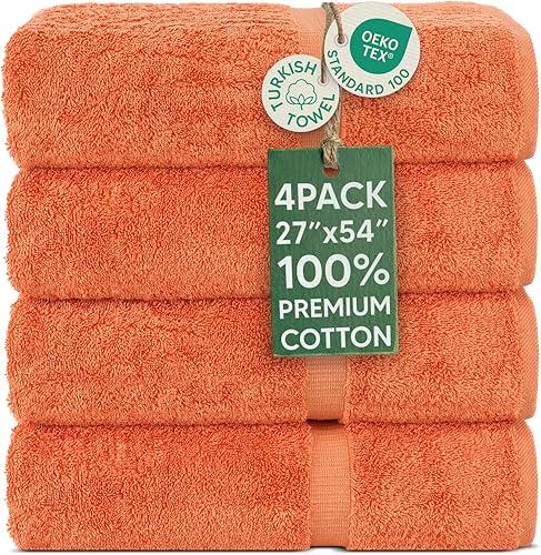 Vista 108 de Chakir Turkish Linens - Toallas de baño turcas de 100% algodón (35 x 70 pulgadas, toallas de baño grandes, color aguamarina)