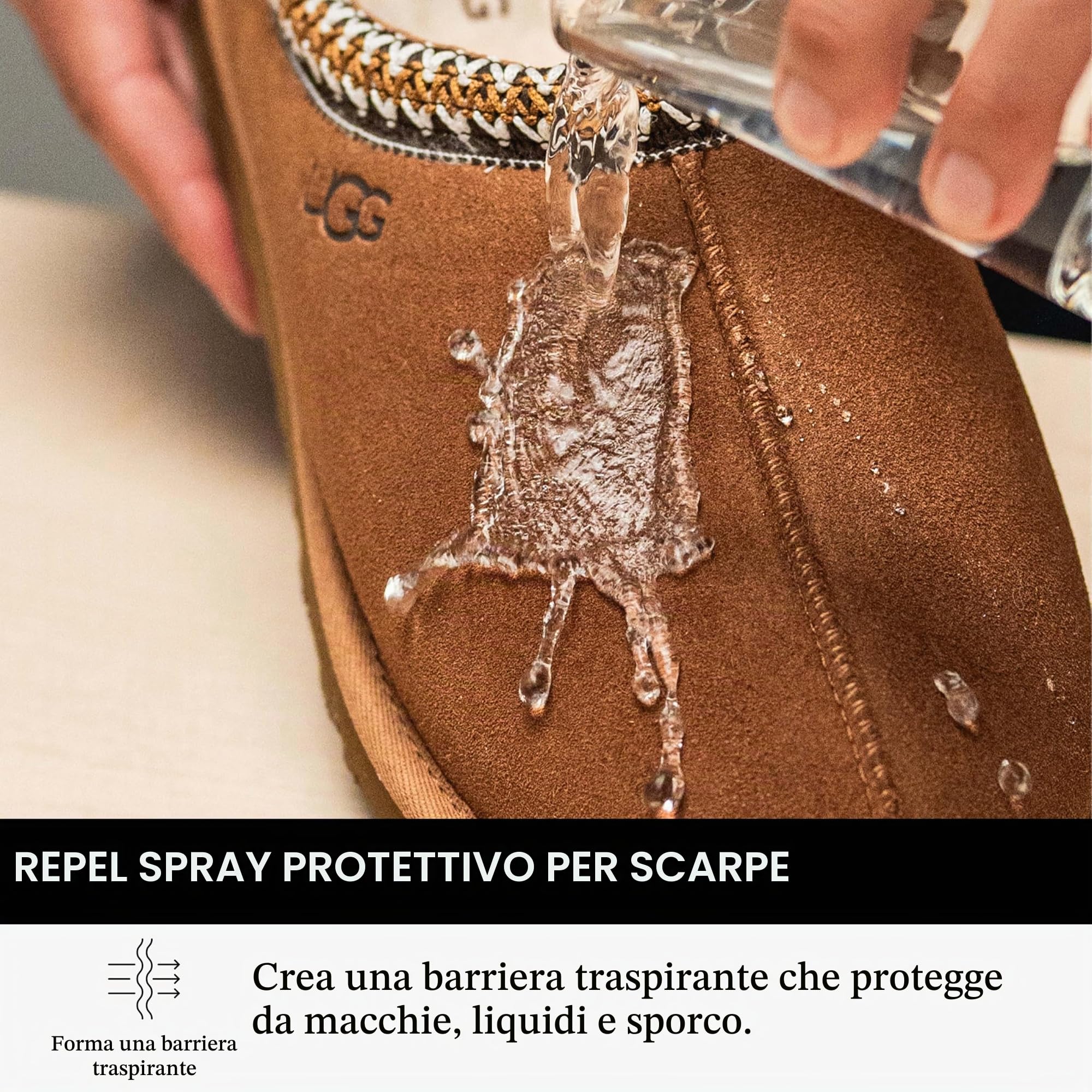 Jason Markk Essential Kit + Spray per la cura delle scarpe, detergente per la pelle delle scarpe, lucidante per scarpe con spray impregnante
