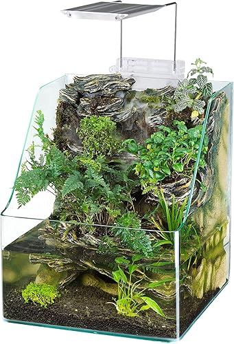 Miniatura 6 de PENN-PLAX AquaTerrium - Tanque de plantación  Acuario hidropónico con sistema de filtro integrado para plantas vivas y peces  185 galones