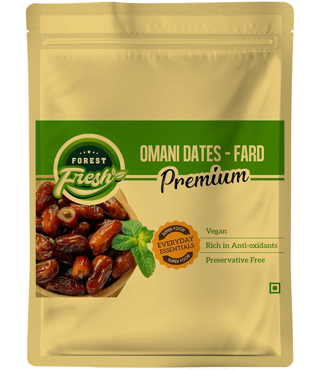 Forest Fresh Premium Omani Dates (Khajoor) Fard 250gm Dry Fruits