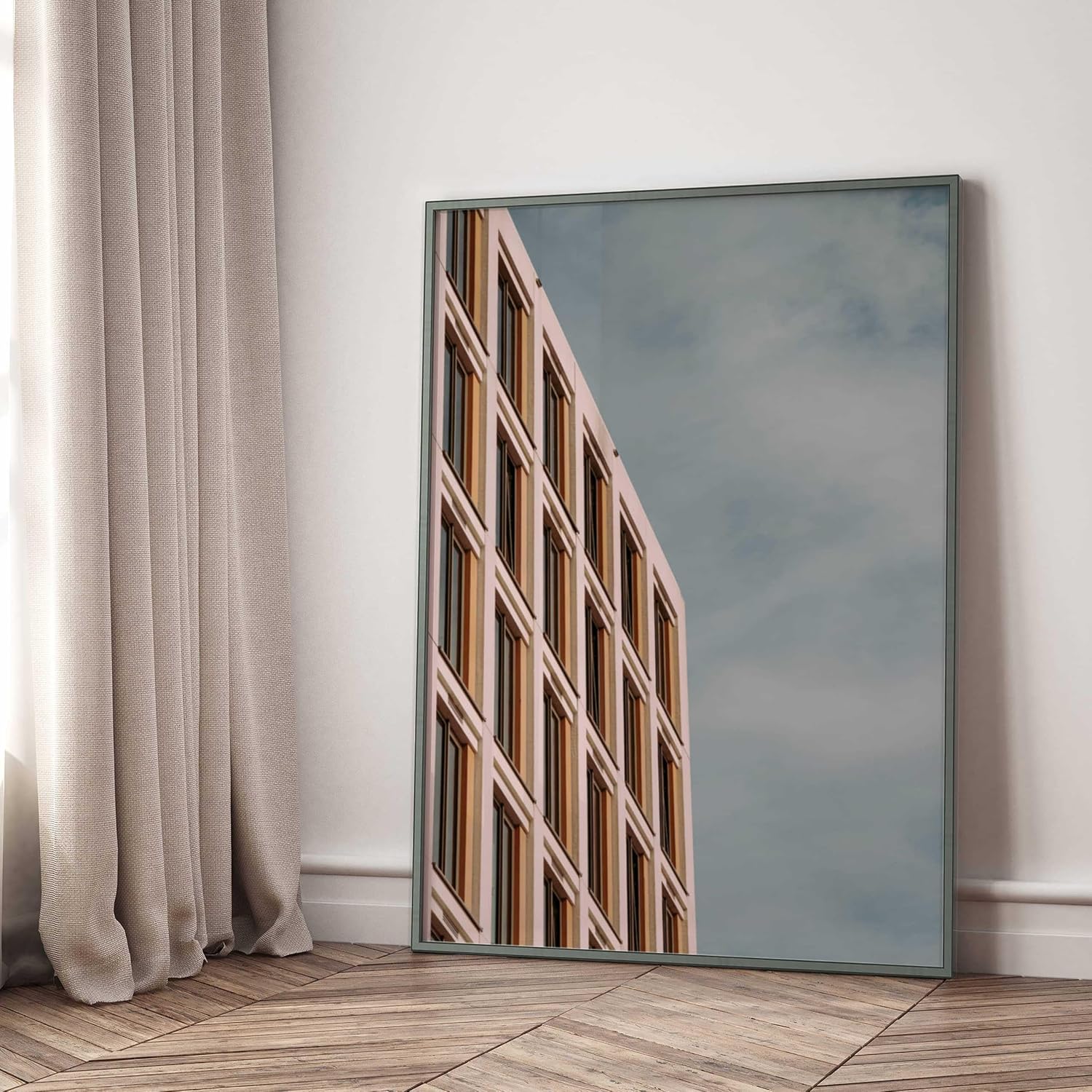 DEHA Design marco de fotos, 40 x 50 cm, Aluminio, Negro