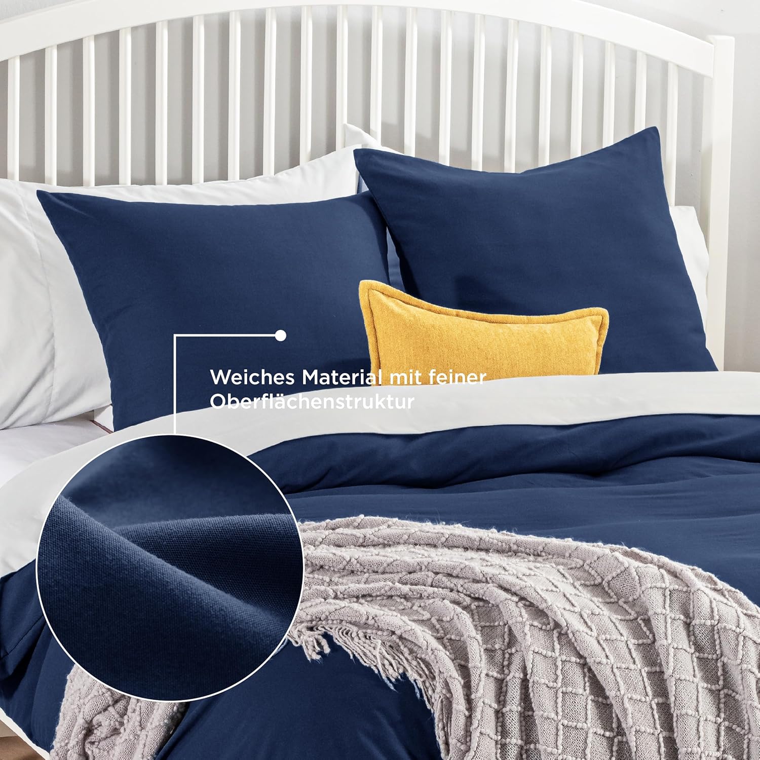 Detalji seta posteljine