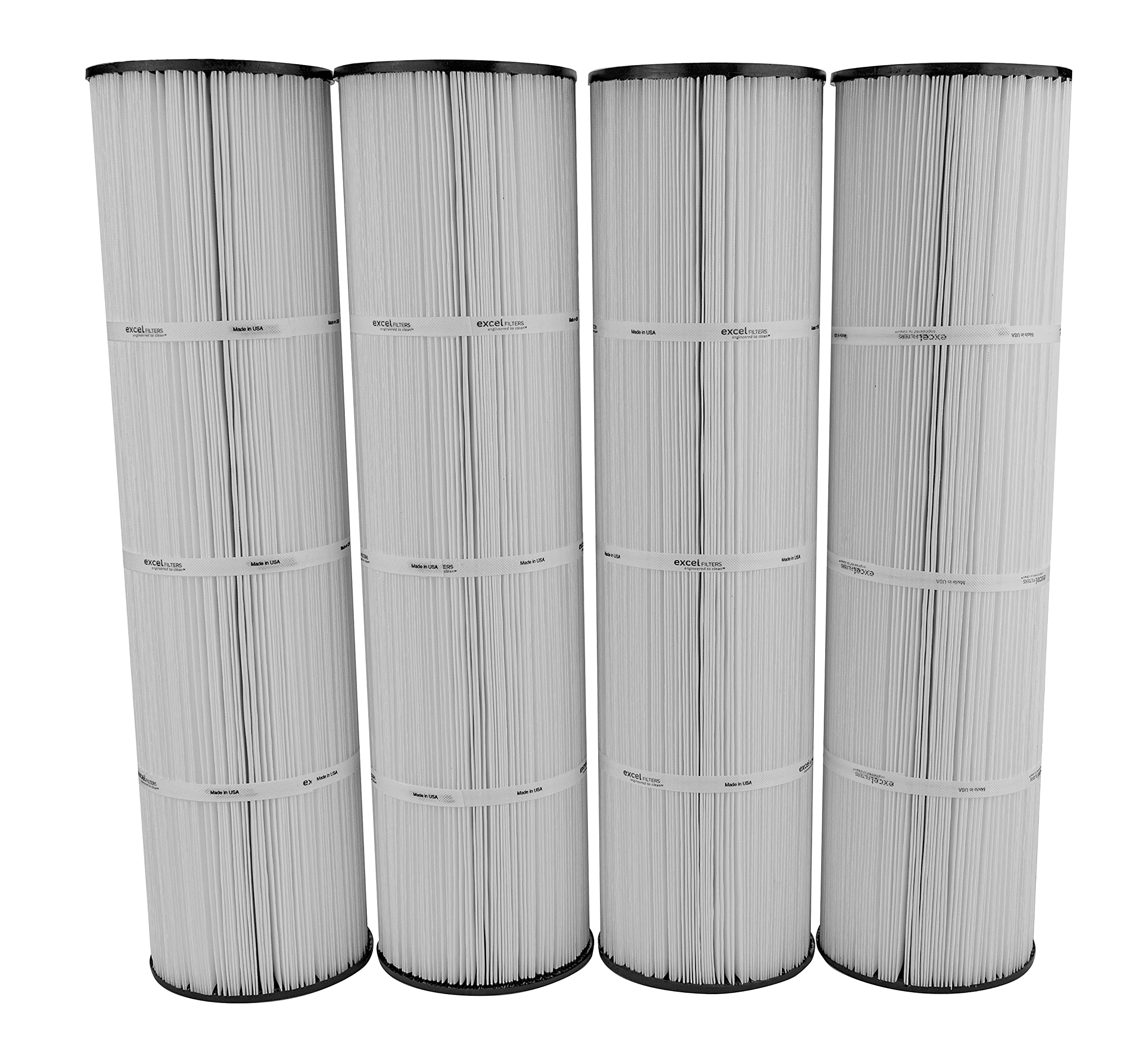 ExcelFilters XLS-705 4 Pack Replacement Pool Filter Cartridges for Jandy CL460, CV460 - Also Replaces Pleatco PJAN115, Unicel C-7468, Filbur FC-0810