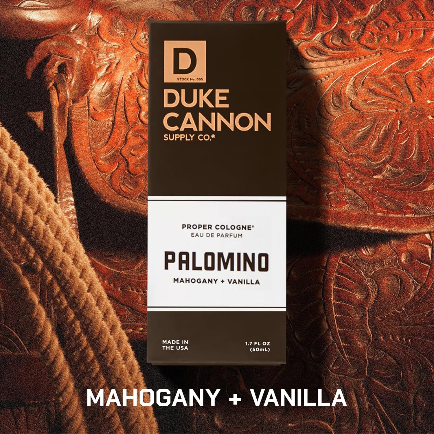 Duke Cannon Supply Co. Proper Cologne for Men 2-Pack – Palomino & Seawolf – Bourbon & Oak Barrel and Driftwood & Coastal Air, Eau de Parfum Spray, Long-Lasting Masculine Fragrance, 1.7 Fl Oz.
