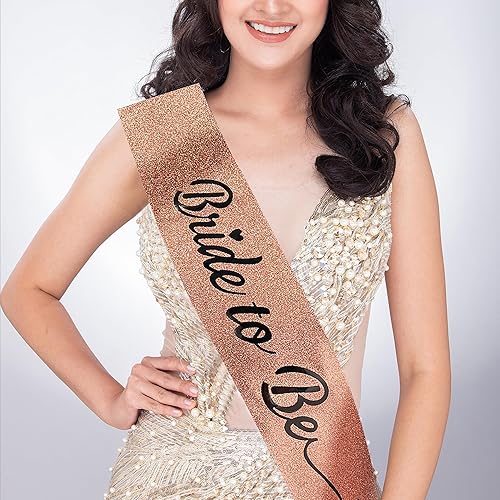 Miniatura 6 de Juego de bandas de novia, decoraciones de despedida de soltera, regalos de despedida de soltera de boda para novia, fiesta de despedida de soltera,