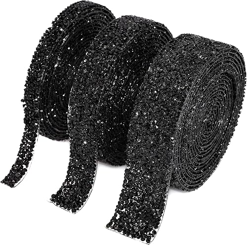 Miniatura 8 de Locacrystal Cinta autoadhesiva de diamantes de imitación para planchar en resina con diamantes de imitación para manualidades, decoración de