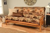 Vista 66 de MFD Futón Montana, Verde, Madera, Colchón canadiense