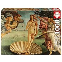 Educa - Puzzle da 1000 pezzi per adulti | La nascita di Venere | Dimensioni: 68 x