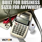 Victor VCT12054 12-Digit Portable Printing Calculator (VCT12054), 1.8" x 4" x 8"