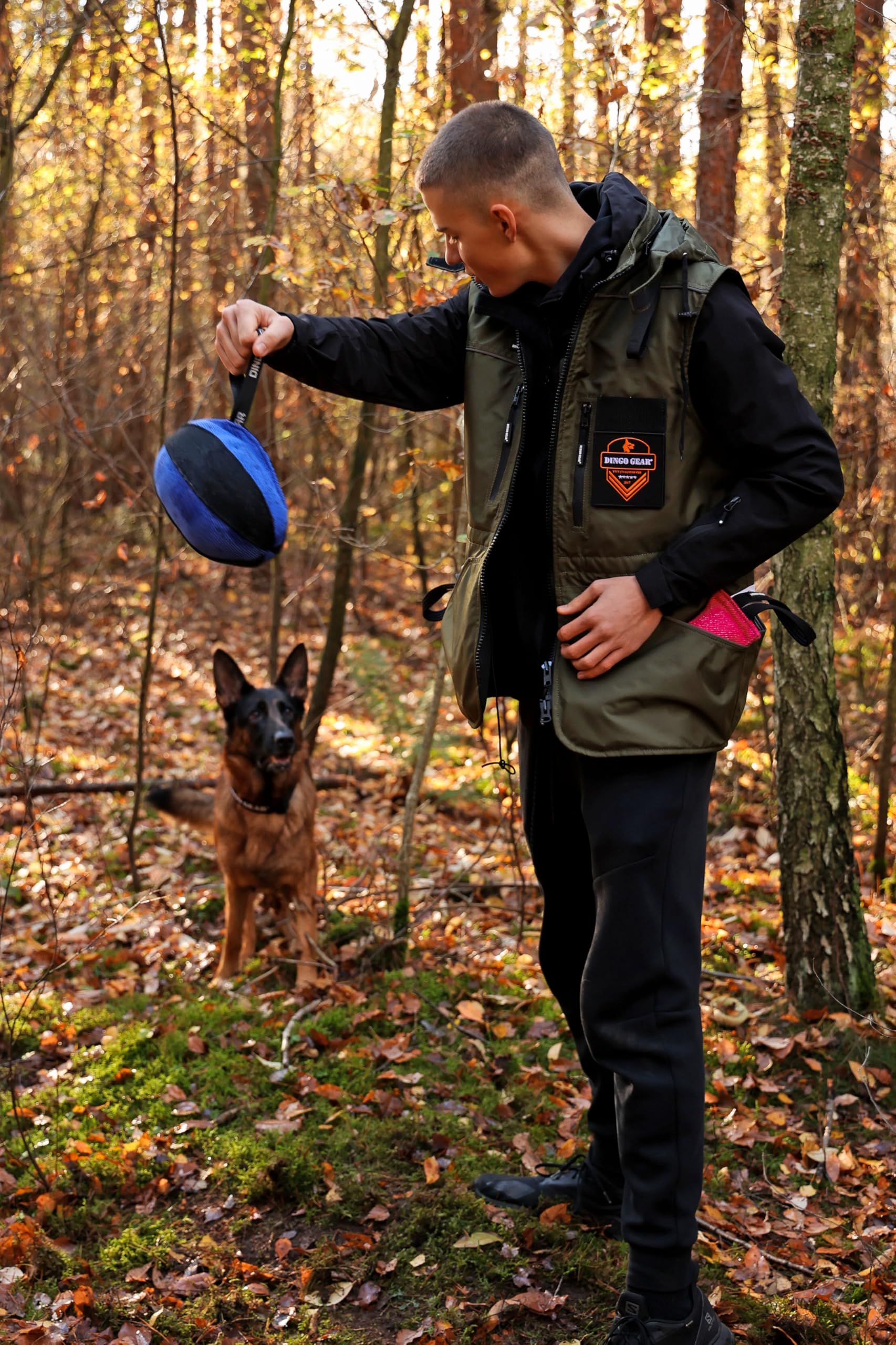 DINGO GEAR - Chaleco de entrenamiento con capucha para todas las estaciones