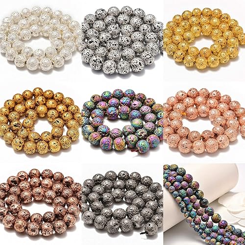 Miniatura 3 de AD Beads Cuentas redondas de 0236in 0315in 0394in con revestimiento de titanio metálico 150in oro 0236in