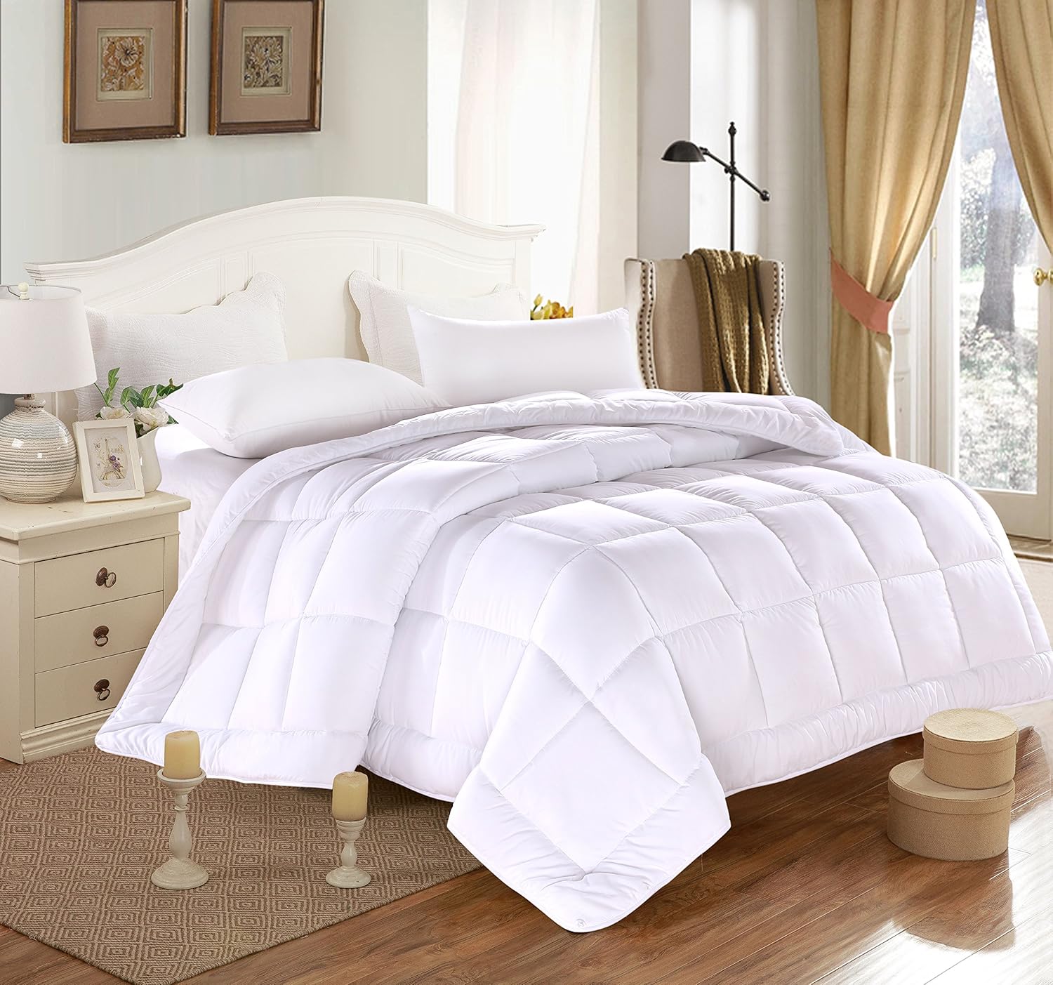 Duvet Insert Luxury Down Alternative Quilted Reversible