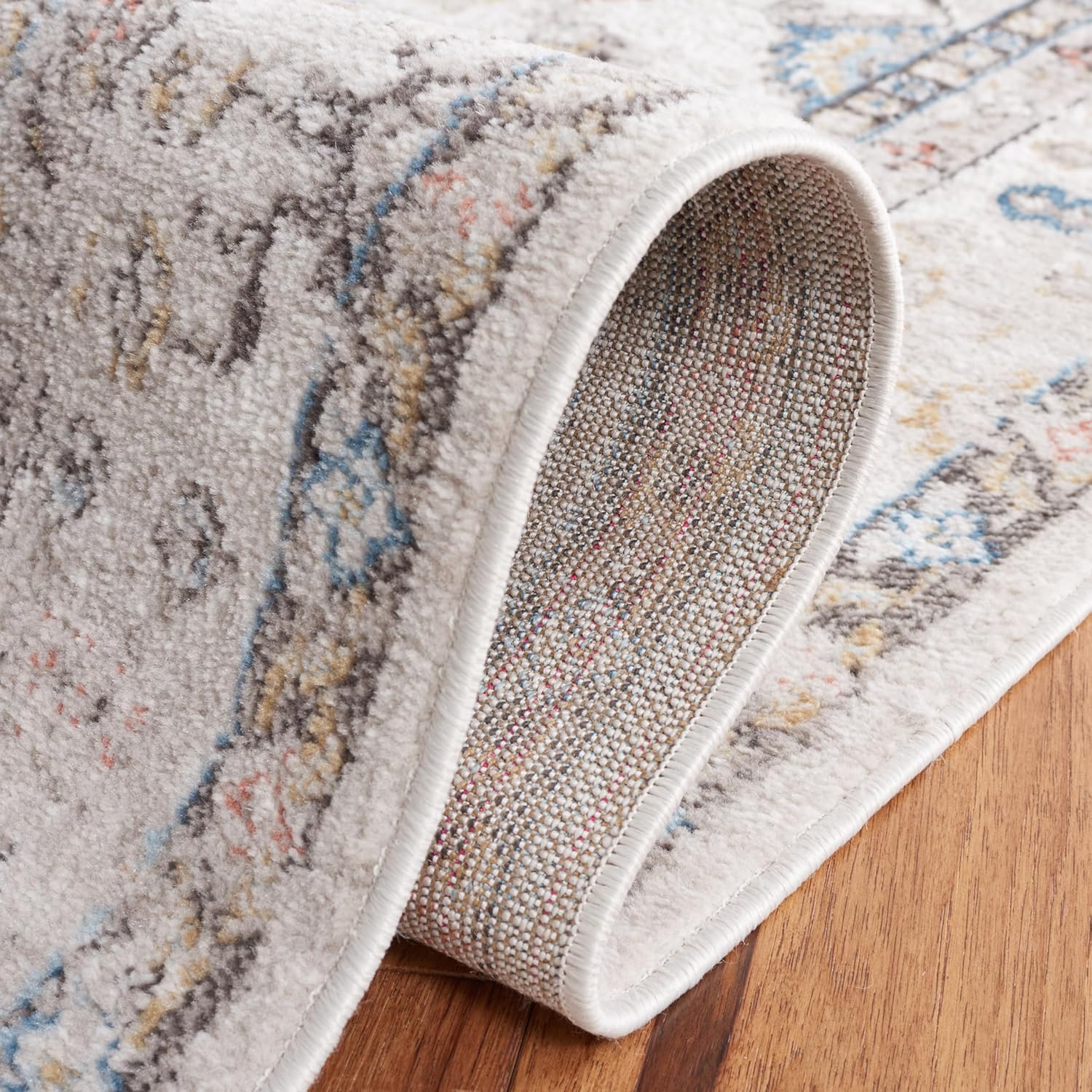 SAFAVIEH Cornelia Collection Runner Rug - 2'2" x 8', Ivory, Oriental Design, Non-Shedding & Easy Care, Ideal for High Traffic Areas in Living Room, Bedroom, Dining (CRN208A-28)