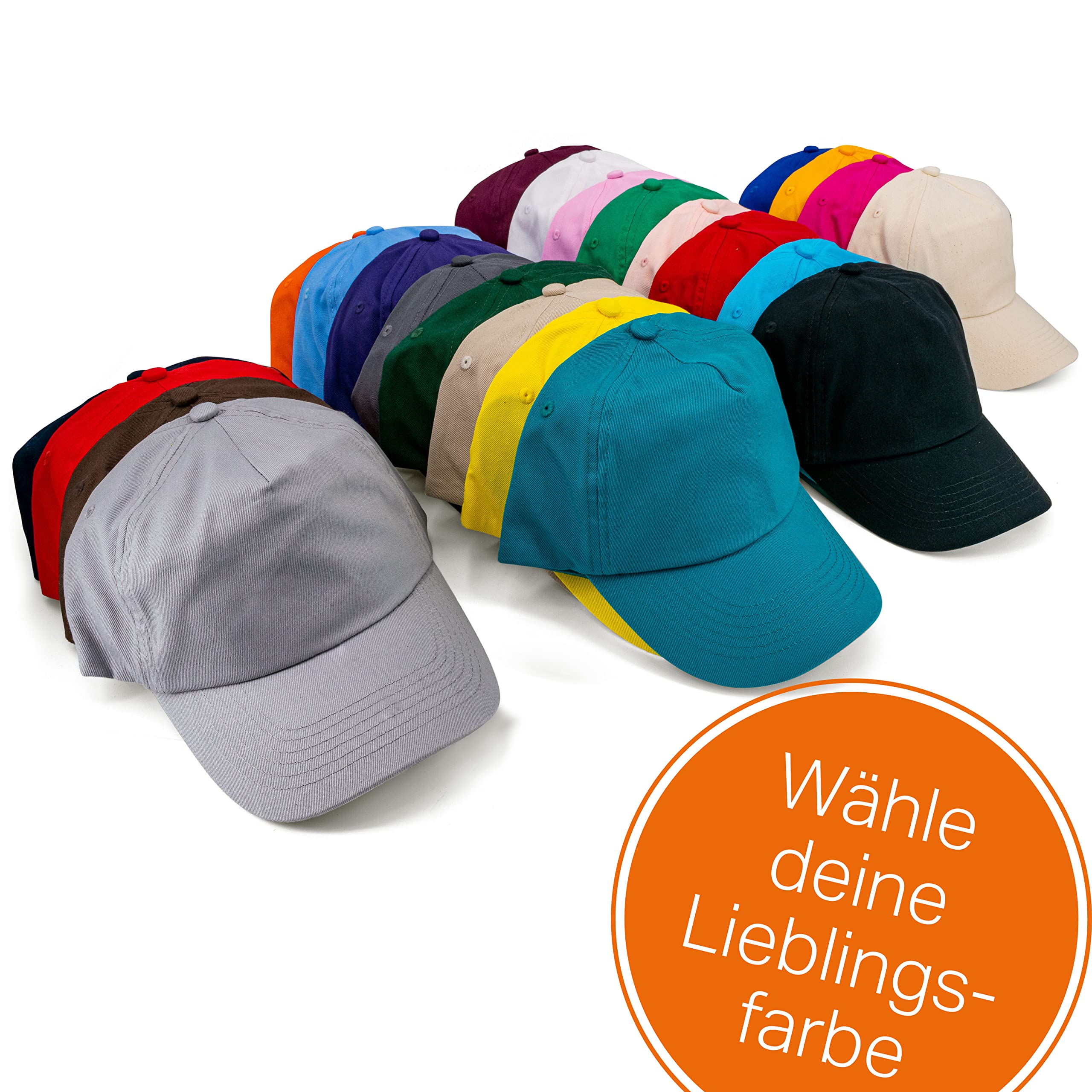 Deitert Kappe, Basecap mit Namen oder Wunschtext individuell Bestickt - über 20 Farben zur Auswahl - für Damen und Herren