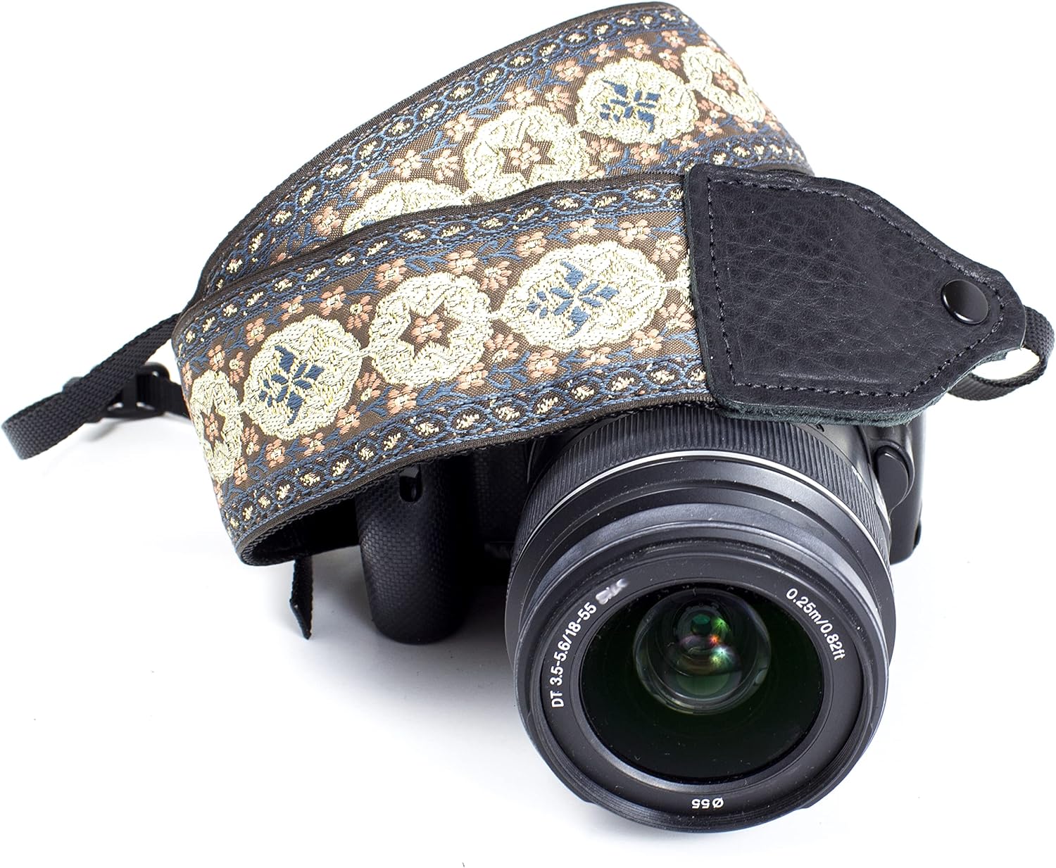 Perri’s Leathers Ltd Camera Strap, 2” inch Wide Jacquard, Soft & Vibrant, Adjustable Length, Made in Canada