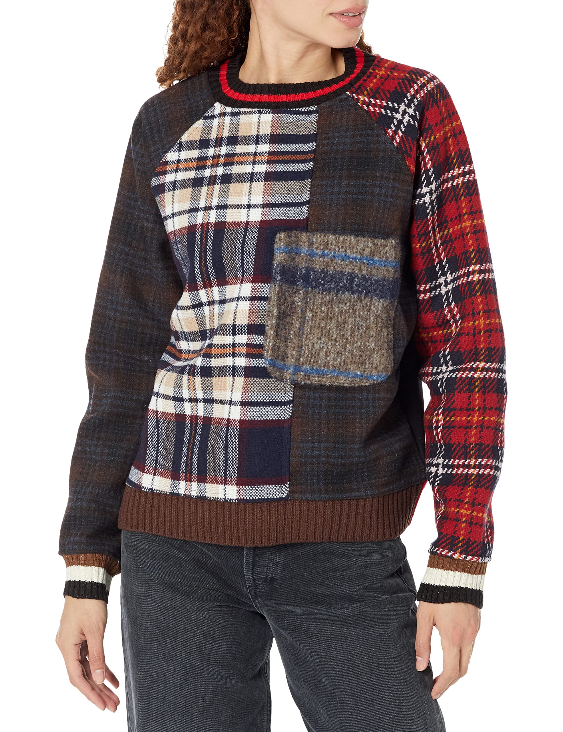Desigual Damen Braun Women's Bourboung 6000 Sweater, Xs