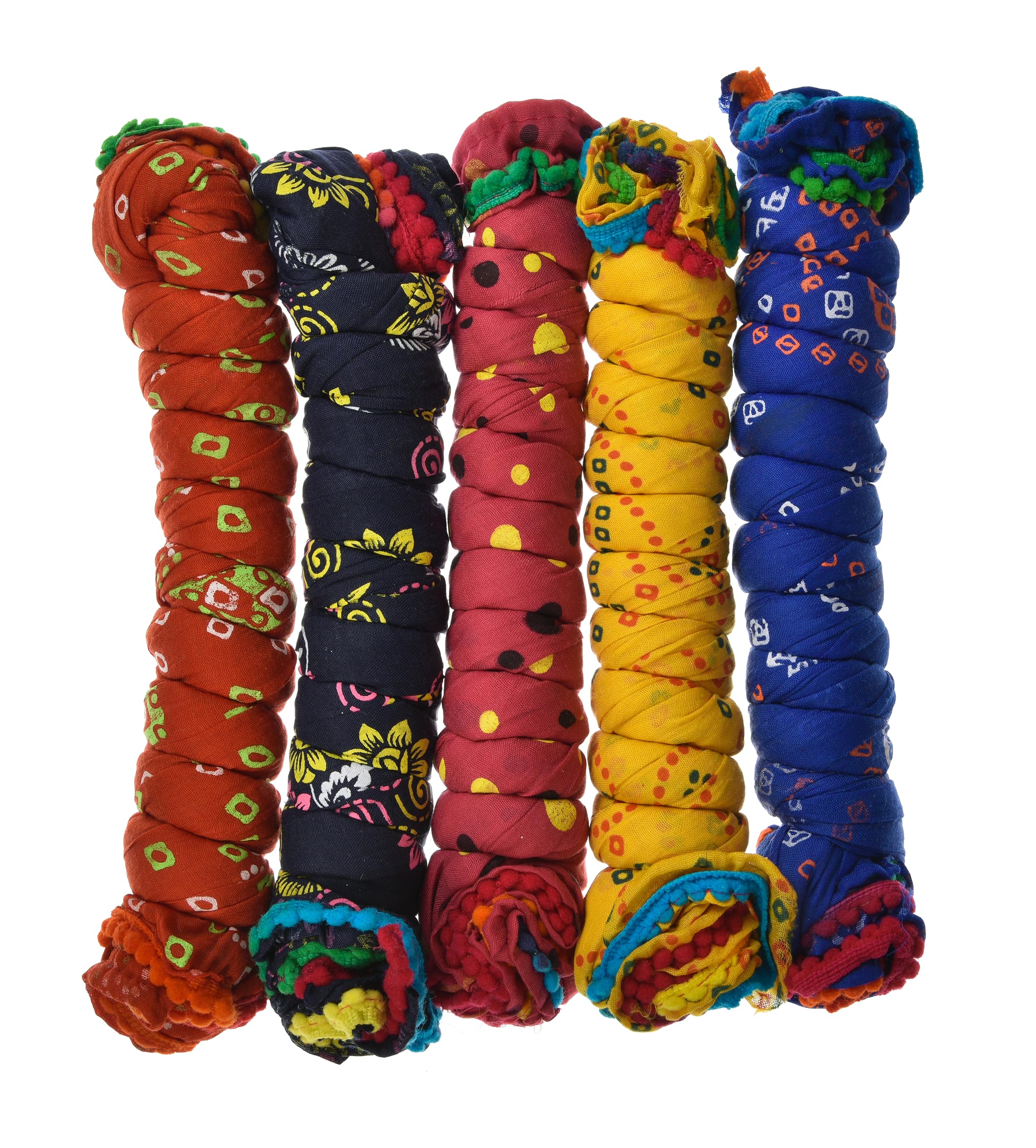 nakoda creation Cotton Blend Printed Dupatta For Women,Pack of 5_Table Print_1(Pack of 5)-picture-30