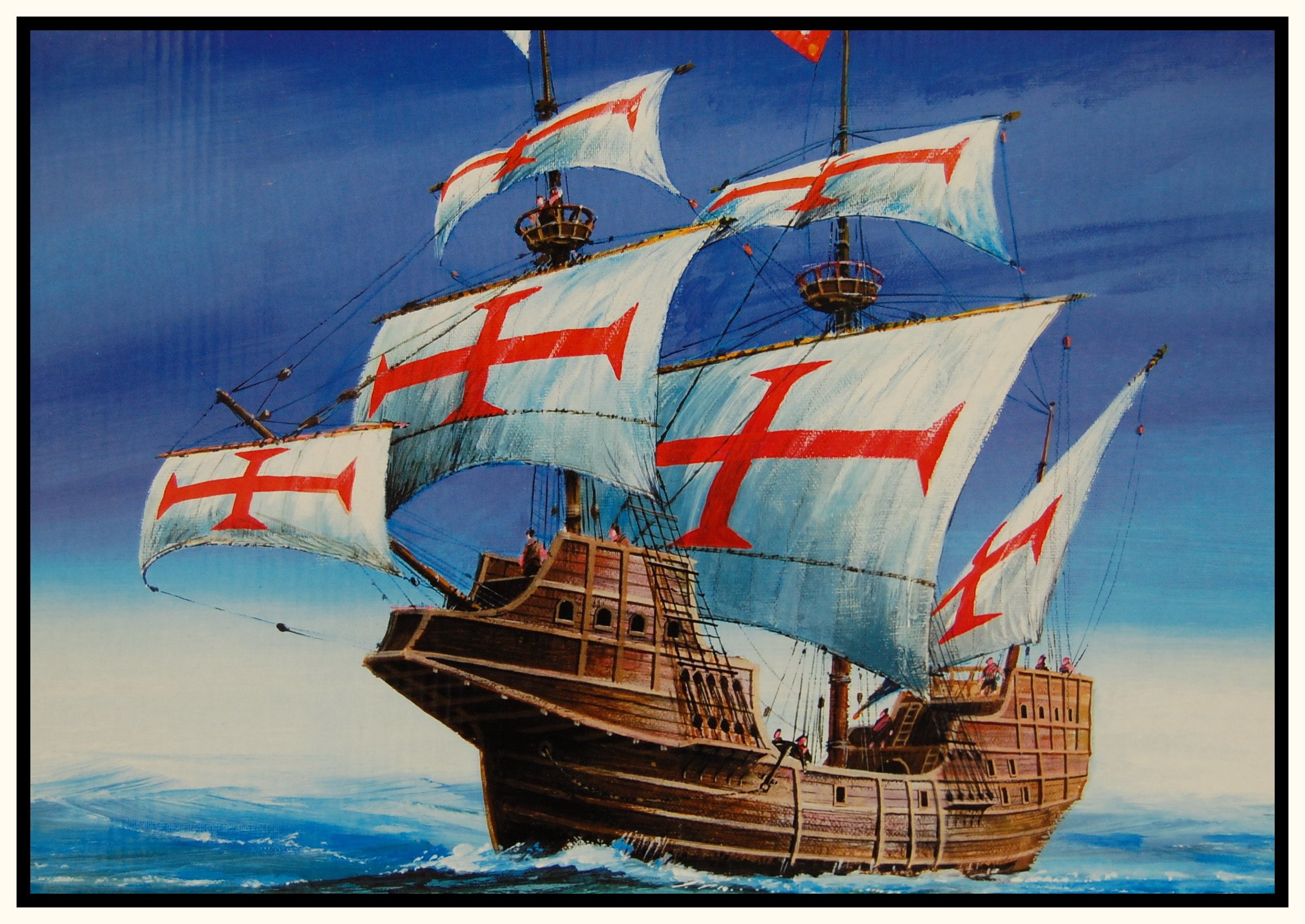 Zvezda 9008 1/100 Conquistadores ShipXVI Century Plastic